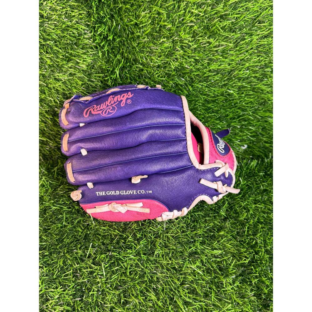 Rawlings Baseball Glove 10 Inch Purple Pink Vibrant Two Tone Premium Leather